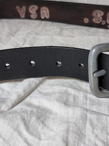 ремень синий: Ремень, LeviS, Материал: Натуральная кожа, Мужские, Новый — 9