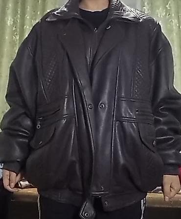 парные одежда: Мужская куртка, 3XL, Б/у, цвет - Коричневый, Самовывоз — 1