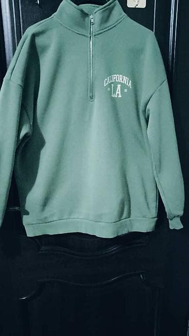 Пальто: Свитшот/джемпер с молнией до середины груди - Бренд: DeFacto (линия — 1