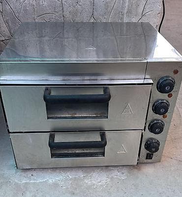 пицы: Профессиональная электрическая печь для пиццы, двойная камера - — 2