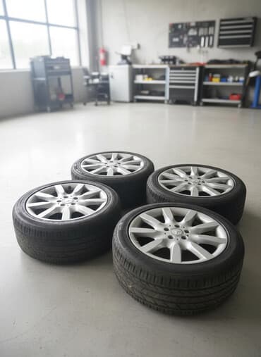 шины на машины: Колеса в сборе R 18, Лето, Б/у, Комплект, Легковые, Литые, отверстий - 5 — 1