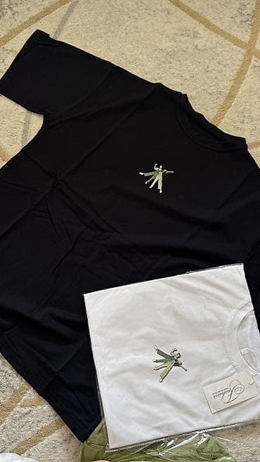 фудболка мужской: Футболка, Классическая модель, Трикотаж, Новый, M, L, XL — 4