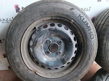 diska 14: Колеса в сборе 215 / 65 / R 16, Всесезонная, Б/у, Комплект, Легковые, Железные, отверстий - 5 — 2