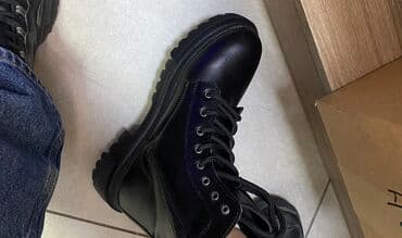 сапоги из натурального меха и кожи: Срочно продаю! Заказывала с Турции. Экокожа. Еврозима. Маломерят на — 1