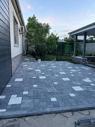 Укладка плитки: Брусчатка под ключ в Бишкеке Укладка и производство тротуарной плитки — 8