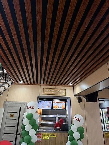 Готовый интерьер для кафе/фастфуда – комплект отделки и меблировки at lalafo.kg Готовый интерьер для кафе/фастфуда – комплект отделки и меблировки