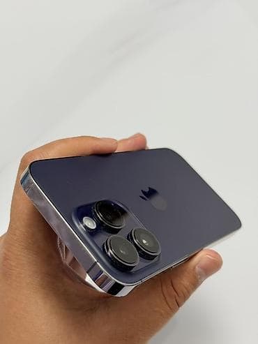 i store: IPhone 14 Pro, Б/у, 256 ГБ, Deep Purple, Защитное стекло, Чехол, 100 % — 6