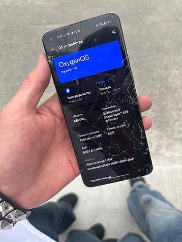 redmi 12 note: OnePlus 8T, Б/у, 8 ГБ, цвет - Зеленый, 2 SIM — 2