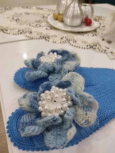 Сулуулук жана ден соолук: Үй тапичкелери, 38, Жаңы, түсү - Көгүлтүр, Өзү алып кетүү — 4