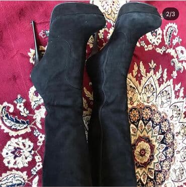 армейские ботинки: Сапоги, 38, Mario Muzi, Б/у, цвет - Черный, Самовывоз — 2