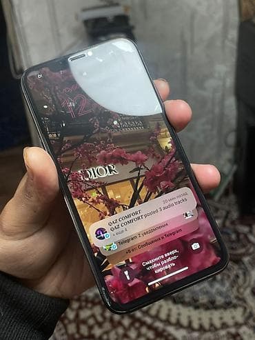 redmi 12 pro plus: IPhone X, Б/у, 64 ГБ, Space Gray, Защитное стекло, 100 % — 2