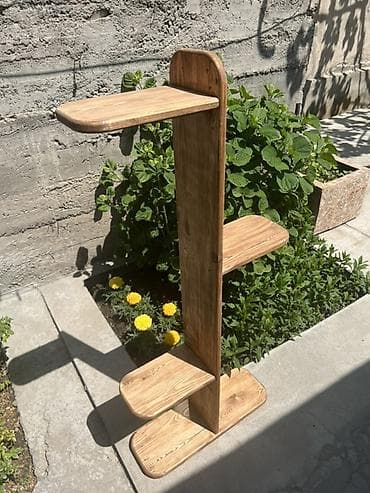 держатель для цветов: Полка, этажерка для цветов, Новый, Дерево, Самовывоз, Платная доставка — 2