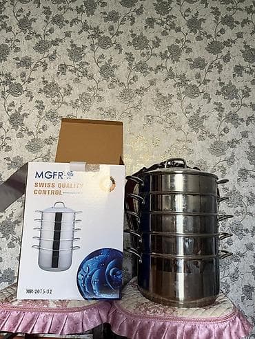 мияса реска: Пароварка из нержавеющей стали MGFR, модель MR‑2075‑32 - Материал — 1