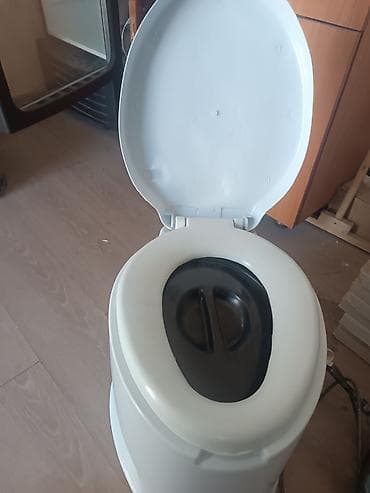 Үй үчүн биодааратканалар: Портативный туалет (биотуалет) с крышкой и внутренним съёмным — 2