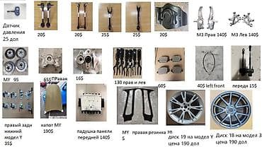 TESLA в наличии эти запчасти Модел 3 и Модел Y корпус основной