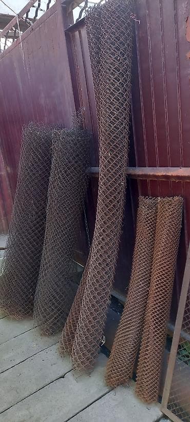 заборная сетка бу: Сетка рабица, Длина: 14 м, Б/у — 2