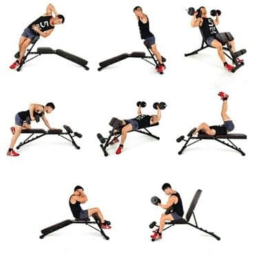 тренажеры цены и фото: Универсальная скамья 4в1 - жим, гиперэкстензия, пресс, парта Скотта — 3