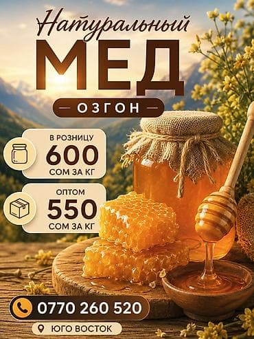 маринат шашлык: Натуральный мед Узгенский — 1