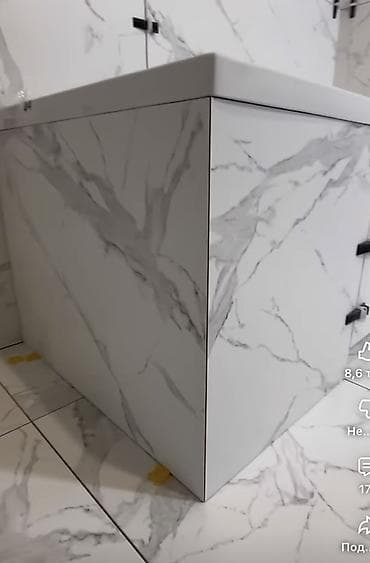 Ички жасалга: Дубалдарды коюу үчүн даярдоо, Дубалдарды грунттоо үчүн даярдоо, Плиткаларды кесүү | Карапа плиткасы, Керамогранит плиткасы, Мозаика плиткасы | Диагоналдуу төшөө 6 жылдан ашык тажрыйба — 10