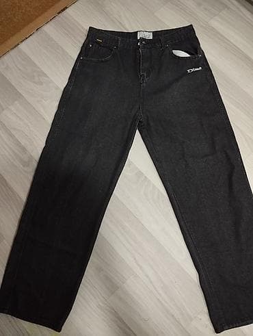 Футболки: Набор одежды 1) Джинсы Dime, темно‑серые - маленький карман с жёлтым — 1