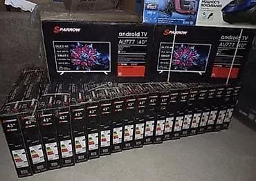ТВ и видео: Телевизор Sparrow Android TV AU777, 40" - Экран: 40", QLED 4K - — 2