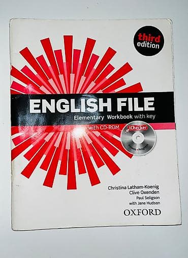 сумка черная: Продаю книгу English File Elementary Students book и Workbook — 2