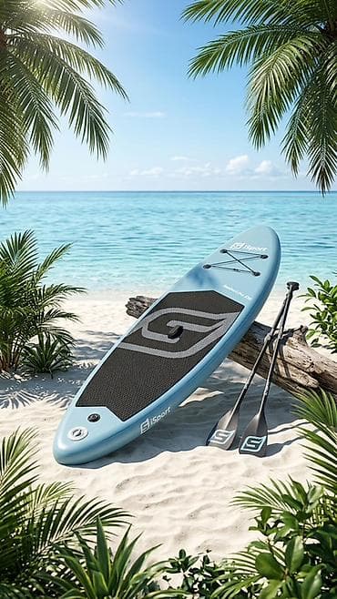 надувная доска для плавания: Надувная SUP-доска iSport Shaded Pro 10’6 - Универсальная доска для — 1