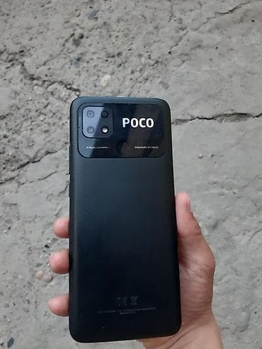 бу поко: Poco C40, Б/у, 64 ГБ, цвет - Черный — 2