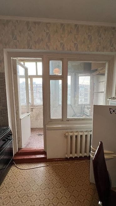 Недвижимость: 1 комната, 36 м², Аламедин-1 мкр 106 серия, 9 этаж, Косметический ремонт — 10