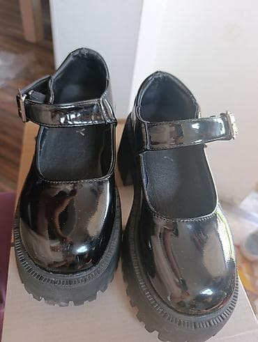 ecco 42: Черные лакированные туфли Mary Jane на массивной платформе. - Форма — 2