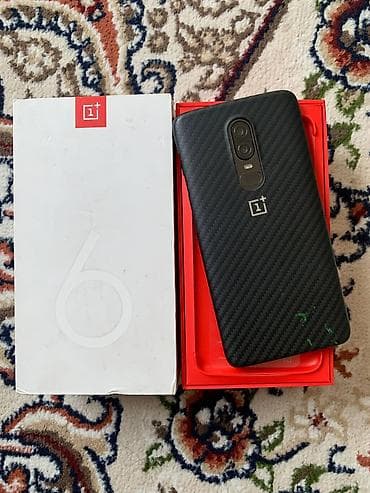 ванплас: OnePlus 6, Б/у, 128 ГБ, цвет - Черный, 2 SIM — 6