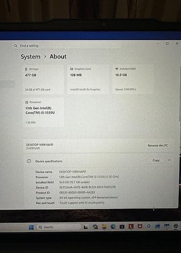 видеокариа: Ультрабук, Б/у, Intel Core i5 — 6