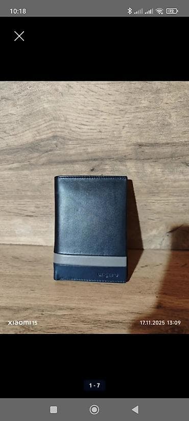 партмоне: Портмоне, Натуральная кожа, Новый — 1