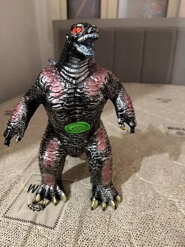 Детская одежда и обувь: Большой монстр ГОДЗИЛЛА из софт винила, при нажатии на кнопку издает — 1