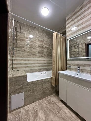 дордой жм: 3 бөлмө, 128 кв. м, Элитка, 10 кабат, Евроремонт — 16