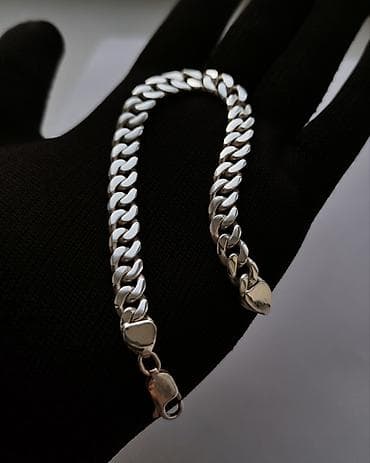 what: Серебряный браслет "Панцирь" 25 грамм Серебряные Цепи и Браслеты — 2