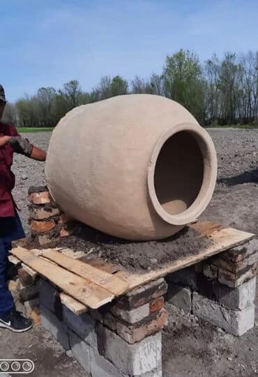 домашняя печка: Тандыр домашнии Универсальныи для домашнего использования Установка — 1