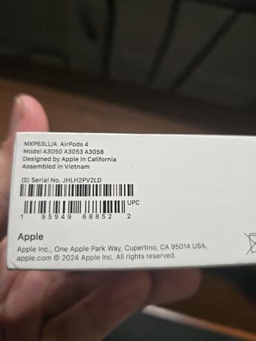 Микрофоны: 🎧 Apple AirPods 4 (без ANC) Новая версия AirPods без активного — 2