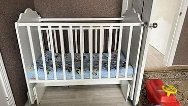 коляска с автолюлькой: Детская гарнитура, Для мальчика, Дерево, цвет - Серый — 4