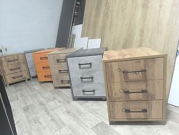 офисная тумба: Офисная тумба, ЛДСП, цвет - Оранжевый — 1