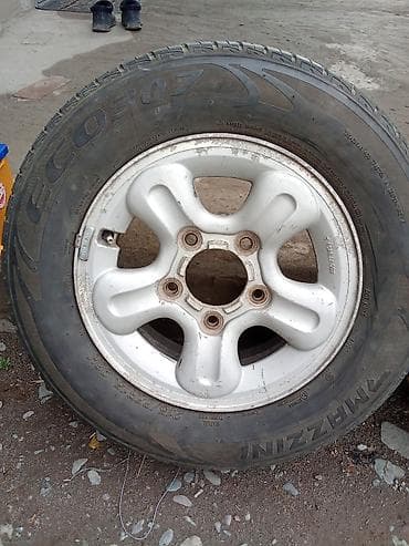 резина 15 с: Колеса в сборе 215 / 65 / R 15, Всесезонная, 1 шт, Внедорожные (АТ/МТ), Литые, отверстий - 6 — 1