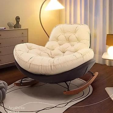 Кресла-качалка, цвет - Серый