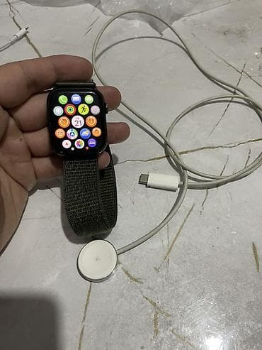 samsung frontier: Apple Watch Series 7, 45 мм (алюминий) - Цвет корпуса: тёмный — 1