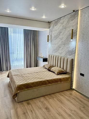 Продажа квартир: 2 комнаты, 59 м², Элитка, Асанбай мкр Элитка, 4 этаж, Евроремонт — 3