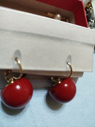 Серьги, Женские, Вставка: Жемчуг, Новый