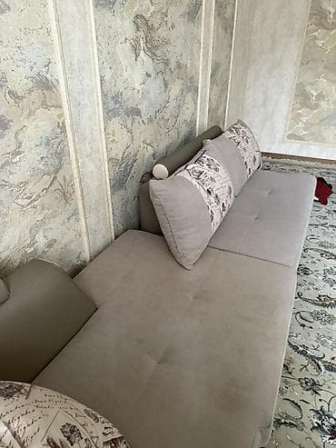 2 этажный диван: Угловой диван, C подушками — 4