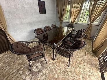 table study: Комплект садовой мебели, Кресла, Ротанг — 5