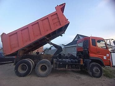 транс: Самосвал Dongfeng 6x4 (оранжевый) Донгфенг 2007жыл 300 ат куч — 3