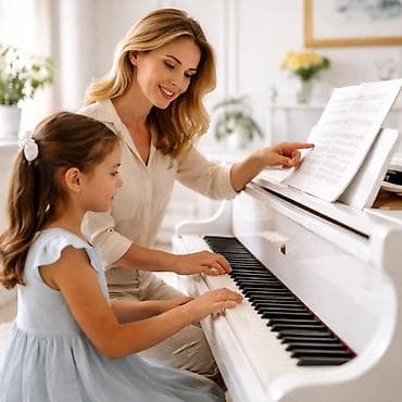 гитара струны: Уроки игры на фортепиано Индивидуальное — 1