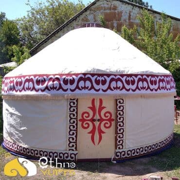 Продажа юрты, Каркас Металлический, 55 баш, Диаметр: 4.5 метра at lalafo.kg Продажа юрты, Каркас Металлический, 55 баш, Диаметр: 4.5 метра